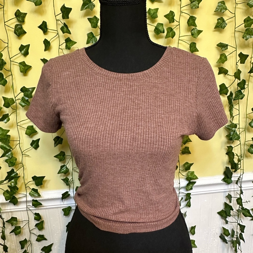 Bozzolo Ribbed Crop Top